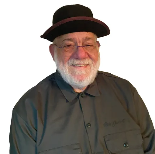 Dr. James Scapillato portrait in a black hat