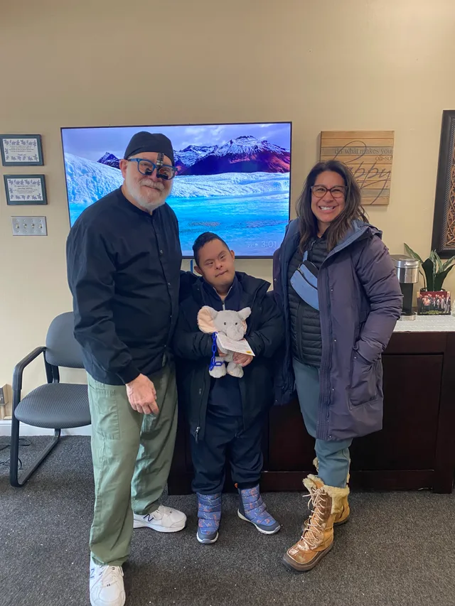 Dr. Scapillato with Maria and Marlo at Family Dental Care of Oak Park