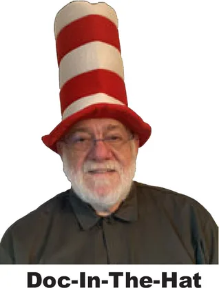 Dr. James Scapillato dressed as Doc-In-The-Hat