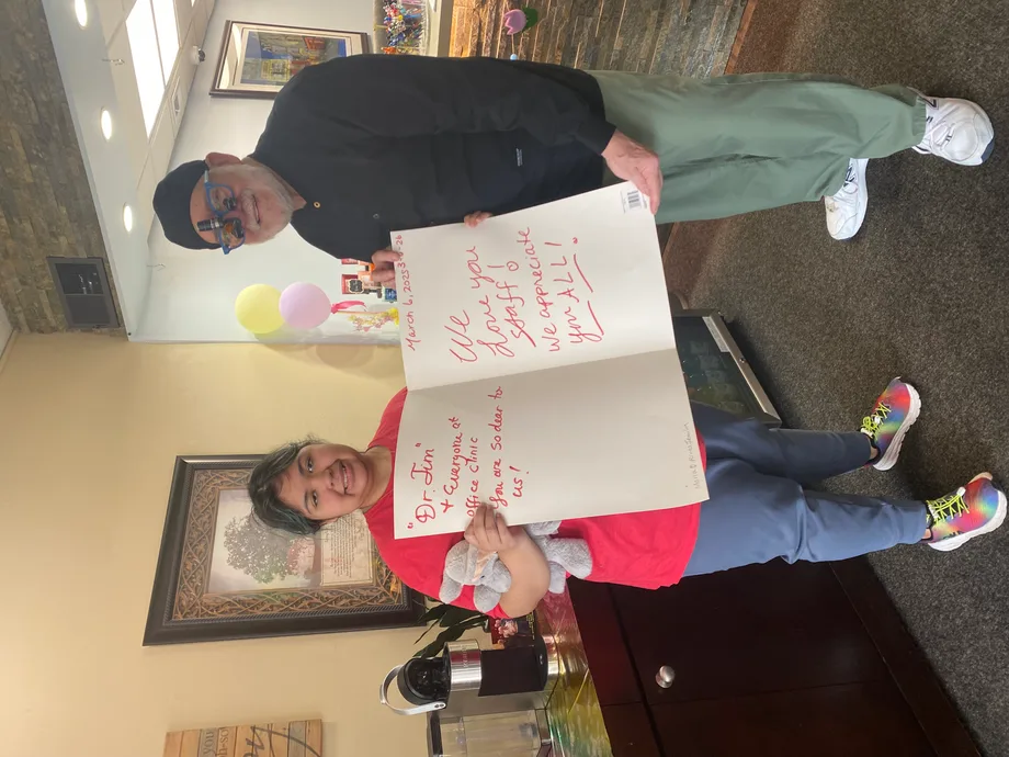 Family Dental Care of Oak Park team appreciation photo