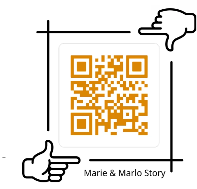 QR code to watch Marie and Marlo’s story
