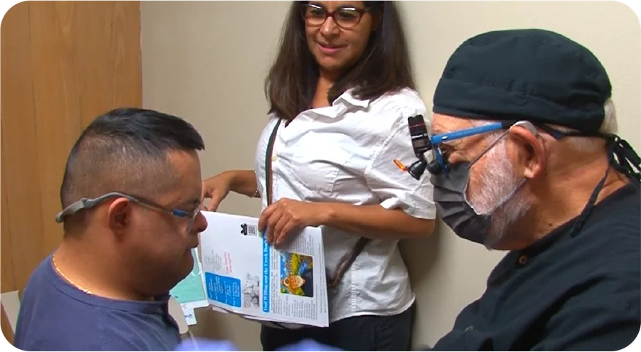 Marlo receiving dental care at Family Dental Care of Oak Park