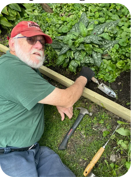 Working on the fence project