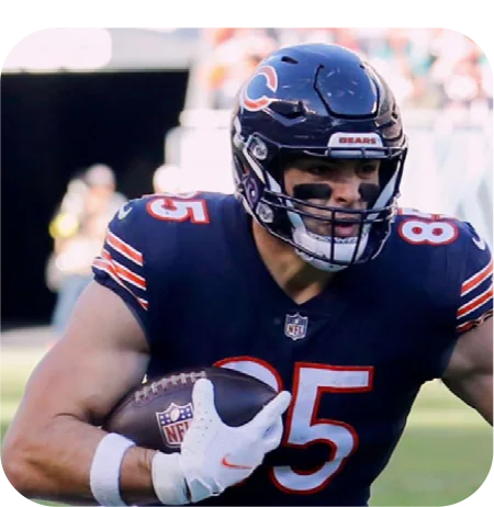Chicago Bears tight end Cole Kmet